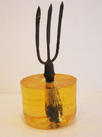 TRIDENT
casting epoxy and found object
14'x6"