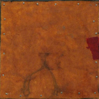 WISHBONE 2
paper, epoxy, graphite on wood panel, 12"x12"