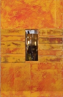 LITTLE FUSES
wood, casting epoxy, found objects, pigment
23"x15"x3"