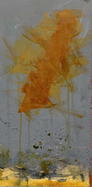 LH-SOS 183
various pigments on panel
24" x 12" : EMERGENCE & SOS series : JAN CHENOWETH FINE ART