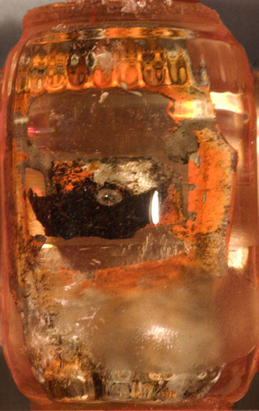 ORANGE CAR, detail : MIXED MEDIA : JAN CHENOWETH FINE ART