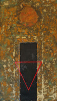 RED TRIANGLEvarious pigments on panel
84" x 48" - © 2026 JAN CHENOWETH
