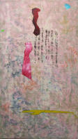 FRAGMENTS 1
various pigments on panel
84" x 48" - © 2026 JAN CHENOWETH