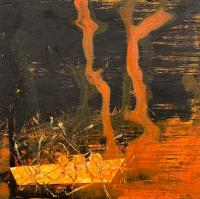 LH-SOS 190
various pigments on panel
6" x 6"
 - © 2026 JAN CHENOWETH