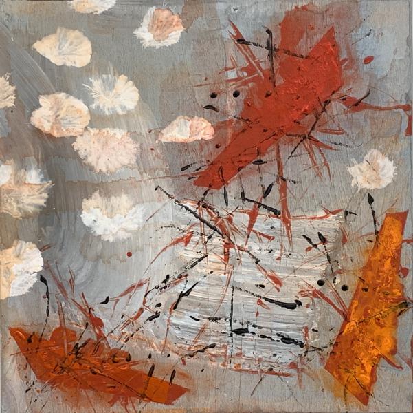 LH-SOS 236
various pigments on panel
6" x 6" : EMERGENCE & SOS series : JAN CHENOWETH FINE ART