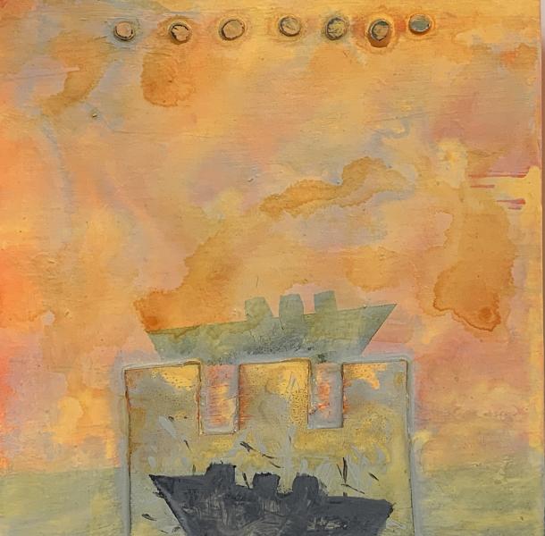LH-SOS 241
various pigments on panel
6" x 6" : EMERGENCE & SOS series : JAN CHENOWETH FINE ART