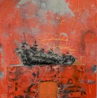 LH-SOS 244
various pigments and rubber on panel
6" x 6" - © 2026 JAN CHENOWETH