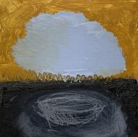 SOS 4
various pigments and graphite on wood panel
6" x 6" - © 2026 JAN CHENOWETH