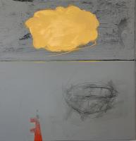 SOS 6
various pigments and graphite on wood panel
24" x 24" - © 2026 JAN CHENOWETH