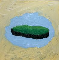 SOS 30
various pigments on wood panel
6" x 6" - © 2026 JAN CHENOWETH