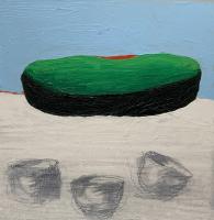 SOS 31
various pigments and graphite on wood panel
6" x 6" - © 2026 JAN CHENOWETH