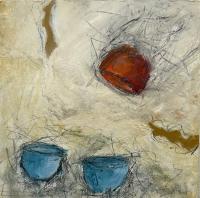 EMERGENCE 12
various pigments and graphite on panel
6" x 6" - © 2026 JAN CHENOWETH